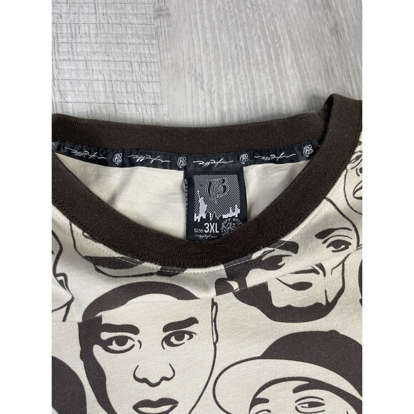 RARE Vintage Ruff Ryders 2000 Tour Rap Hip Hop Tee Shirt DMX Eve AOP Size 3XL N - Picture 4 of 7